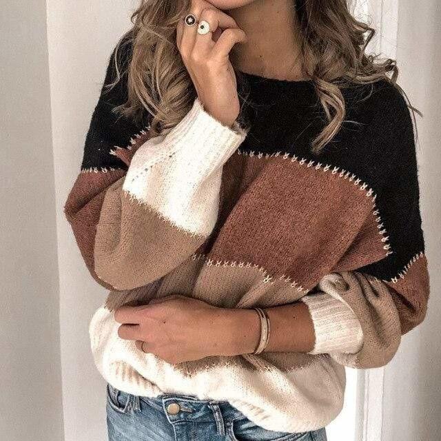 Casual O-Neck Loose Sweater