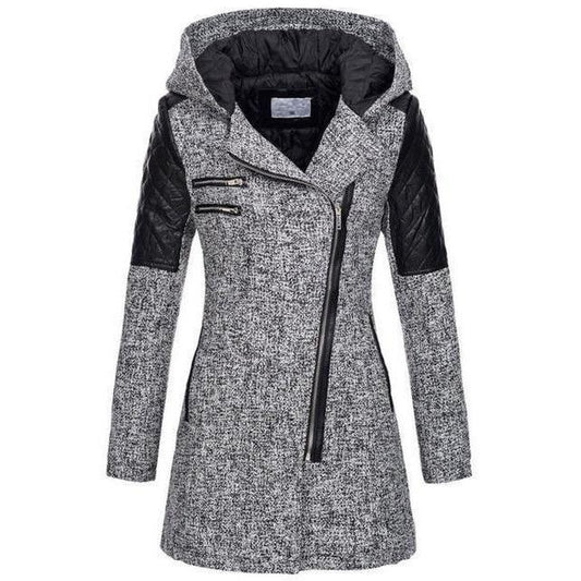 Elegant Casual Patchwork Coat