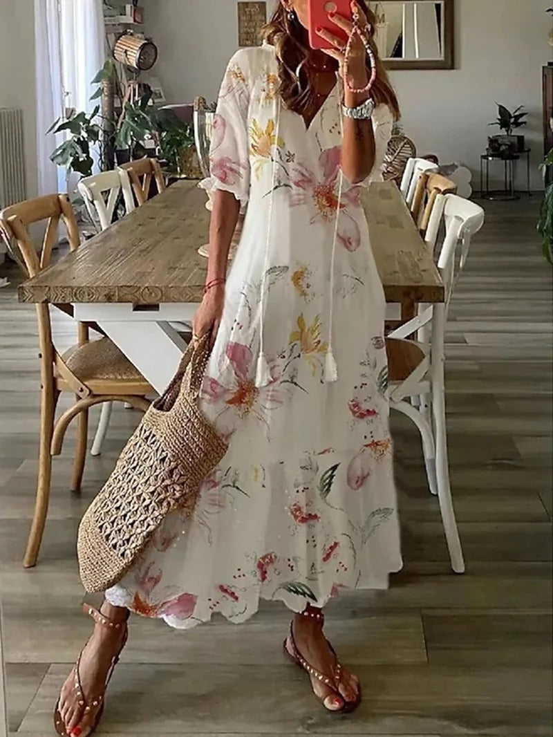 Amaya | Bohemian Maxi Dress Spring-Summer