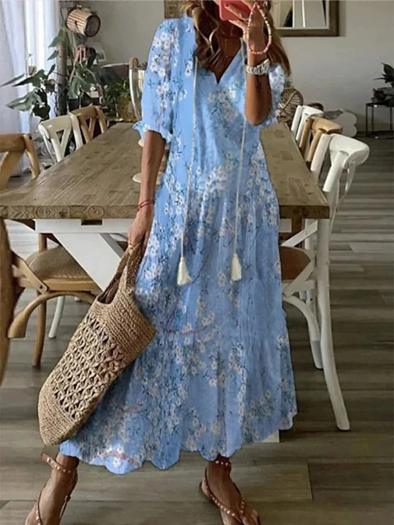 Amaya | Bohemian Maxi Dress Spring-Summer