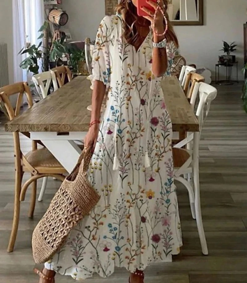 Amaya | Bohemian Maxi Dress Spring-Summer