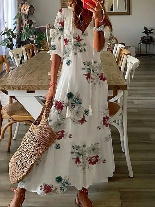 Amaya | Bohemian Maxi Dress Spring-Summer